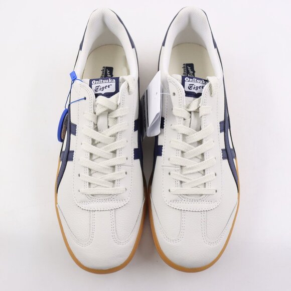 NIB Onitsuka Tiger Tokuten Leather Sneakers in Glacier Grey/Peacoat US Men's 11 - Picture 6 of 12